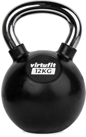 Gantera Kettlebell din cauciuc 12 kg VirtuFit