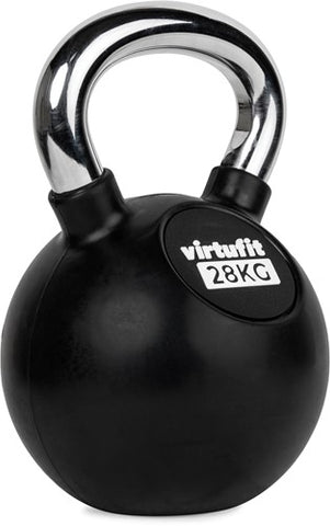 Gantera Kettlebell din cauciuc 28 kg VirtuFit