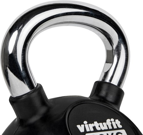 Gantera Kettlebell din cauciuc 4 kg VirtuFit