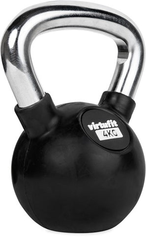 Gantera Kettlebell din cauciuc 4 kg VirtuFit