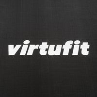 Trambulina rotunda VirtuFit cu plasa de siguranta - negru - 140 cm