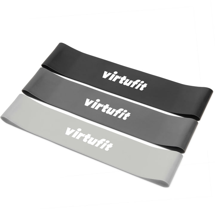 Set benzi elastice de rezistenta pentru antrenament 3 bucati Mini VirtuFit