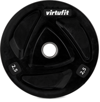 Disc Greutate Olimpic Cauciuc  VirtuFit 50 mm - 2.5 kg