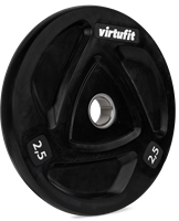 Disc Greutate Olimpic Cauciuc  VirtuFit 50 mm - 2.5 kg