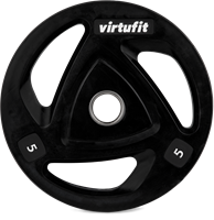 Disc Greutate Cauciuc Olympic VirtuFit 50 mm - 5 kg