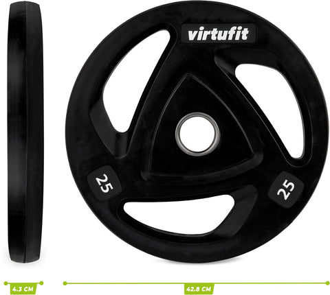 Disc Greutate Cauciuc Olympic VirtuFit 50 mm - 25 kg