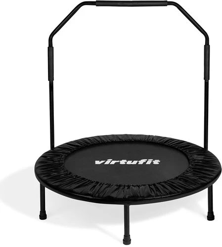 VirtuFit Trambulina Fitness pliabila cu maner - negru - 100 cm