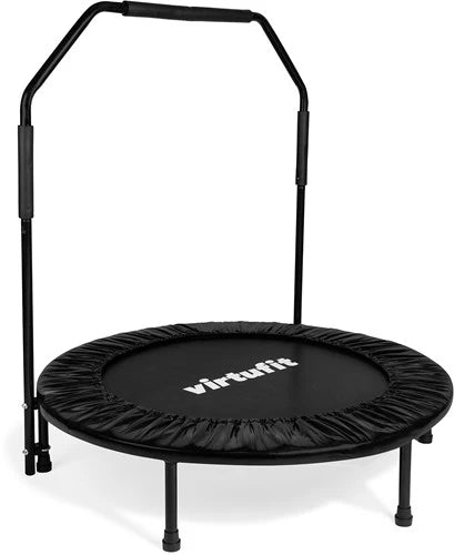 VirtuFit Trambulina Fitness pliabila cu maner - negru - 100 cm