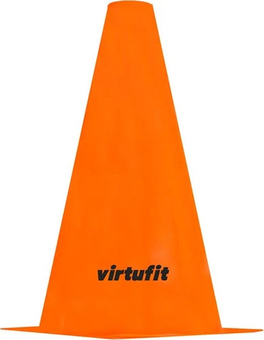 Conuri antrenament VirtuFit-23cm-12buc-Portocaliu