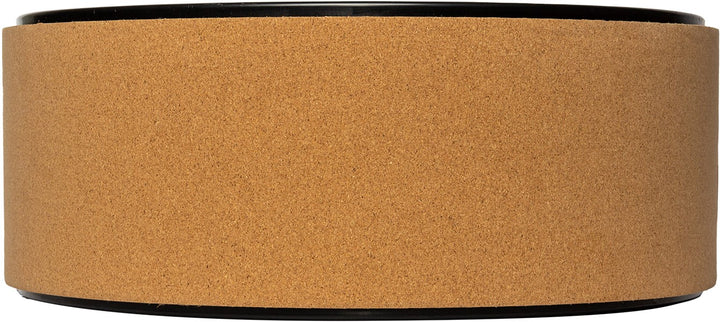 Roata Yoga VirtuFit Premium, strat esterior de pluta - Cork Yoga Wheel - 33 cm