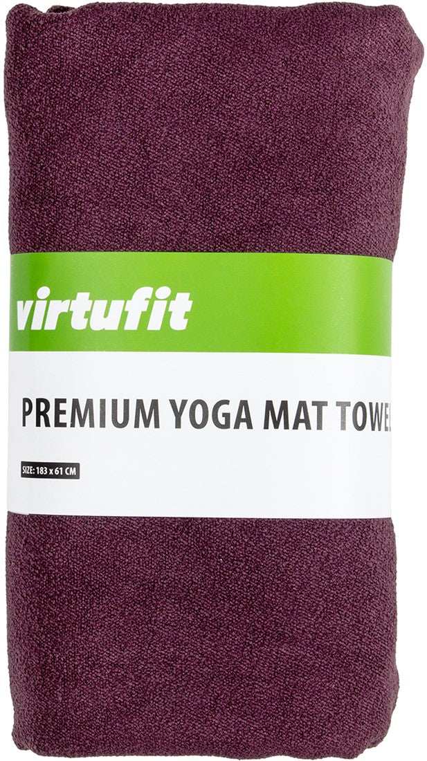 Prosop pentru Saltea Fitness Yoga VirtuFit Premium Yoga Mat Towel - 183 x 61 cm Mov