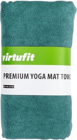 Prosop pentru Yoga VirtuFit Premium Ocean Green - 76 x 51 cm