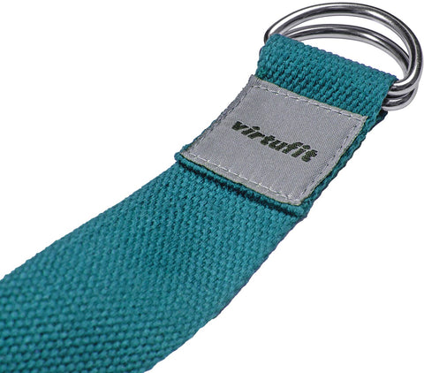 Centura Yoga VirtuFit Premium Yoga Belt - 250 cm - Ocean Green