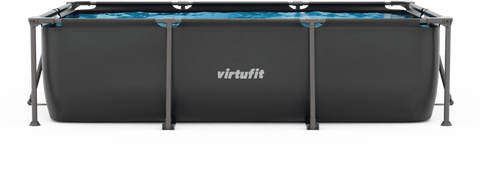 Piscina dreptunghiulara VirtuFit 300 x 210 x 67 cm cu sistem filtrare inclus si cadru metalic