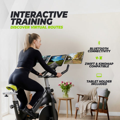 Bicicleta cycling VirtuFit RS100 - Indoor Cycle cu rezistenta magnetica