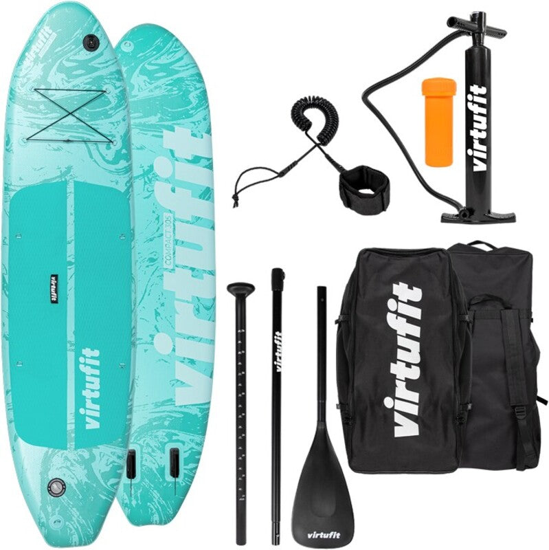 Set Placa VirtuFit Supboard Ocean Compact 305 gonflabila Turcoaz