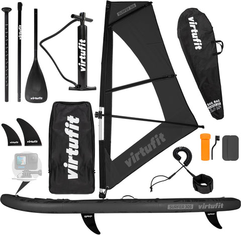Virtufit Supboard Surfer 305 - Negru - Include Vasle si accesorii