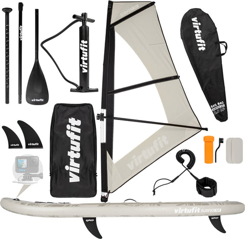 Virtufit Supboard Surfer 305 - Bej - Include Windsail și accesorii