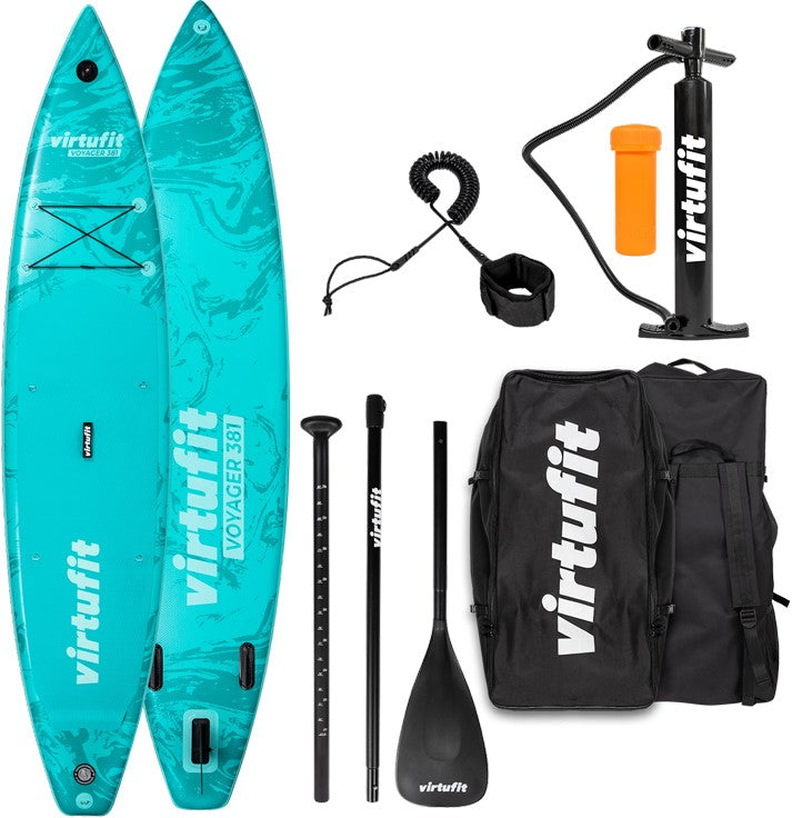 Stand Up Paddle Board VirtuFit VOYAGER 381 Turcoaz