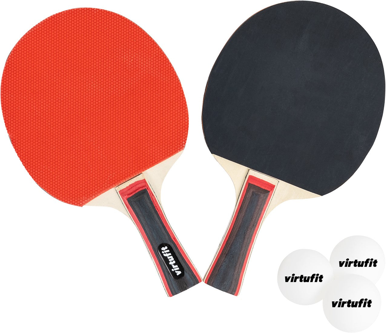 Set Tenis de Masa Ajustabil cu Fileu si 3 Mingi VirtuFit