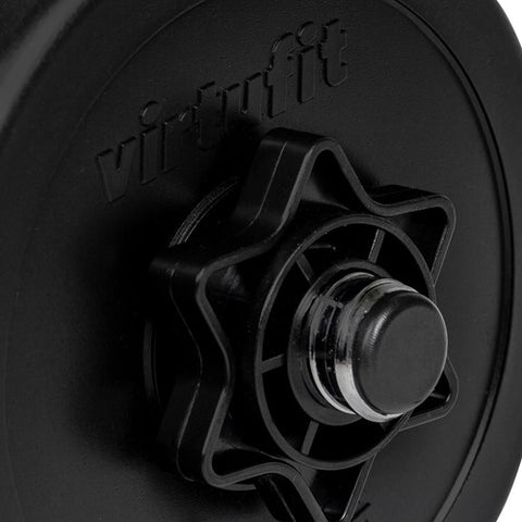 Gantere VirtuFit Ajustabile Cast Iron - Vinyl - 15 kg