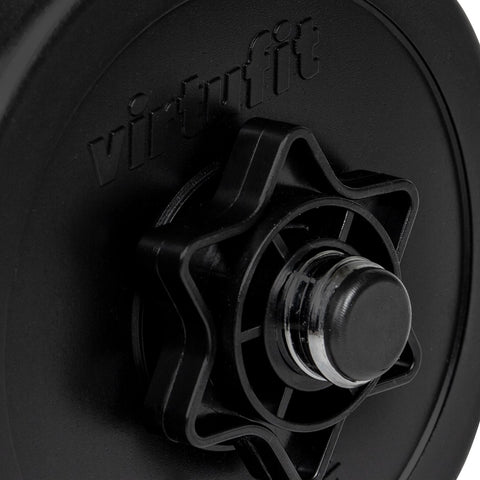 Gantere VirtuFit Ajustabile Cast Iron - Vinil - 2 x 15 kg