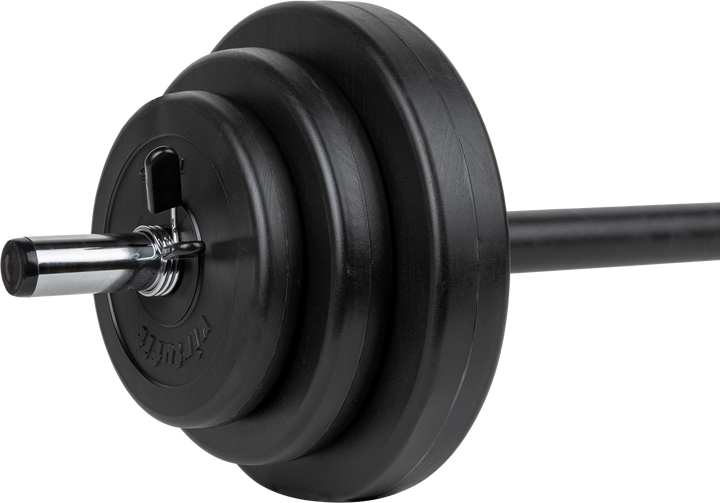 Set Bara dreapta cu greutati, Haltera VirtuFit 20 kg