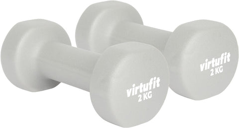 Set Gantere VirtuFit Vinyl Pro- 2 x 2 kg - Gri