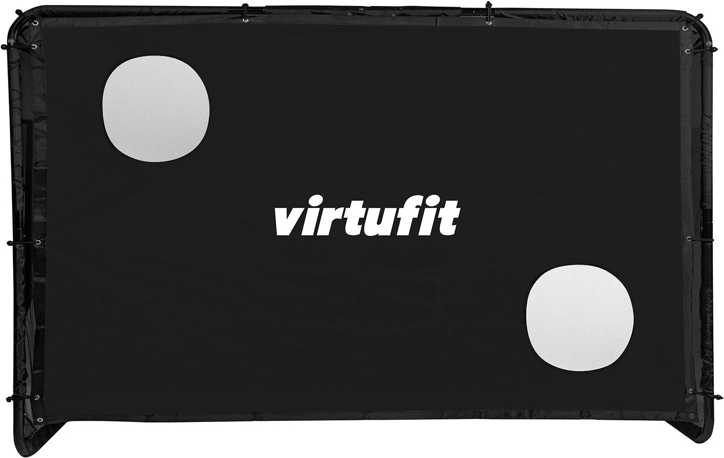 Poarta de fotbal VirtuFit Football Goal cu tinte de antrenament 170 x 110 cm