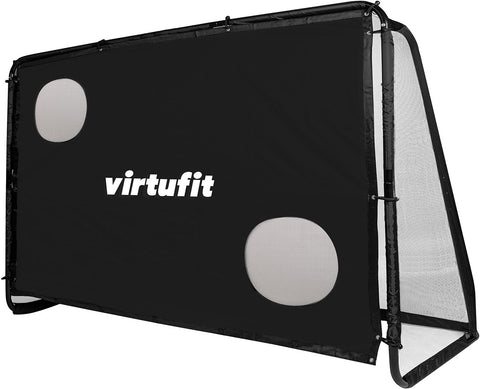 Poarta de fotbal VirtuFit Football Goal cu tinte de antrenament 170 x 110 cm