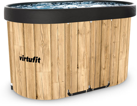 Cada gheata cu aspect de lemn ovala - 500 litri - Accesorii incluse