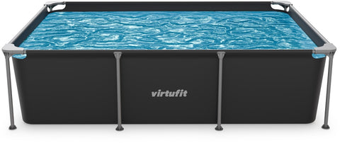 Piscina dreptunghiulara VirtuFit 260 x 180  x 66 cm cu sistem filtrare inclus si cadru metalic