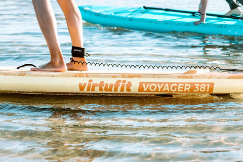 VirtuFit Supboard Voyager 381 - Portocaliu - Cu accesorii si geanta de transport