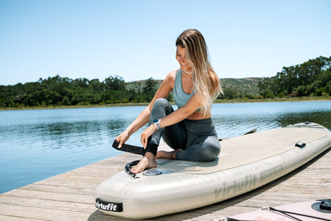 Set Placa Virtufit Supboard Yoga 335 gonflabila Crem