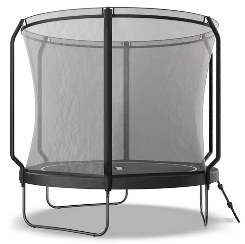Trambulina copii de gradina VirtuFit PREMIUM cu plasa de siguranta si scara 251 CM