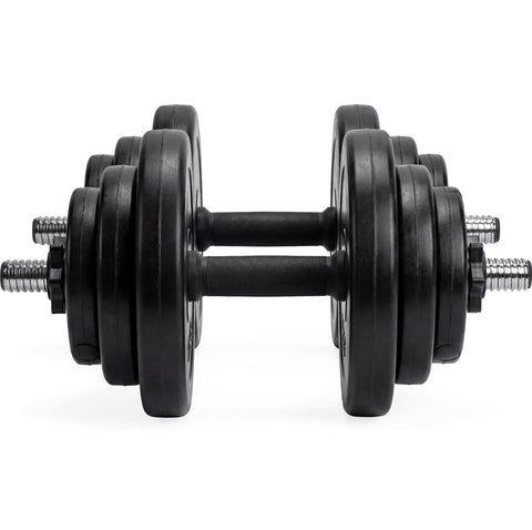 Set Gantere VirtuFit Ajustabile Cast Iron - Vinyl - 2 x 14 kg (28 kg)