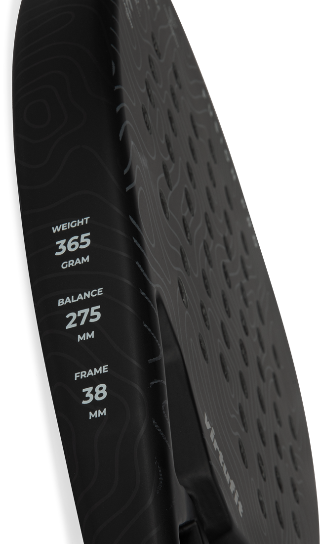 Racheta de Padel VirtuFit Fusion Pro Padel Racket- Negru- Gri