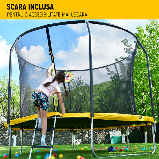 Trambulina Flex™ Epic 300 cu scara inclusa