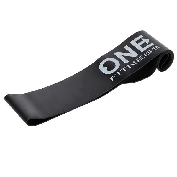 Banda de rezistenta One Fitness (set 5 benzi) negru