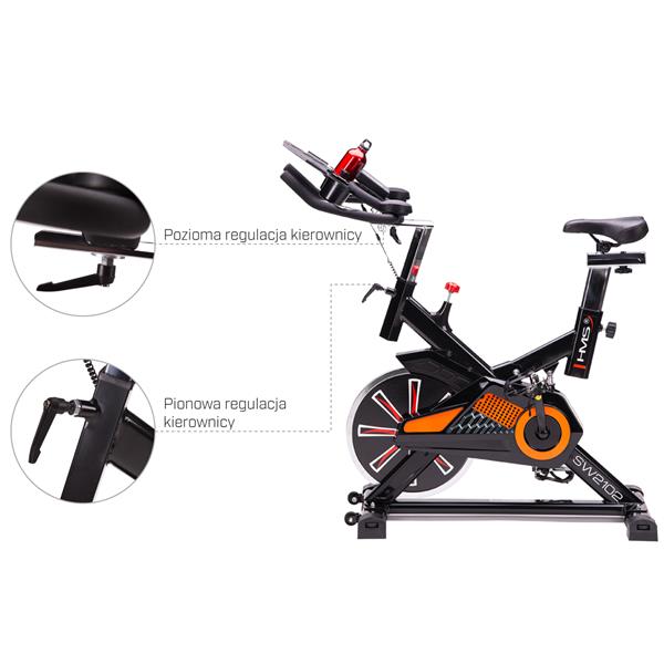 Bicicleta fitness spinning HMS SW2102 15 Kg